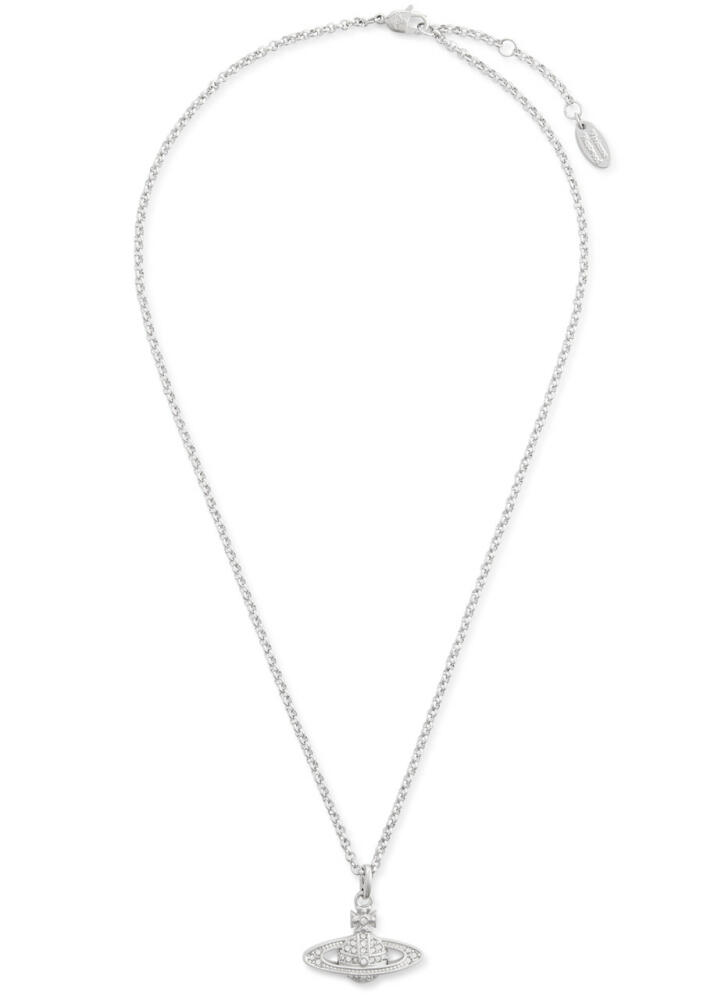 Vivienne Westwood Mini Bas Relief orb Necklace - Silver Cover