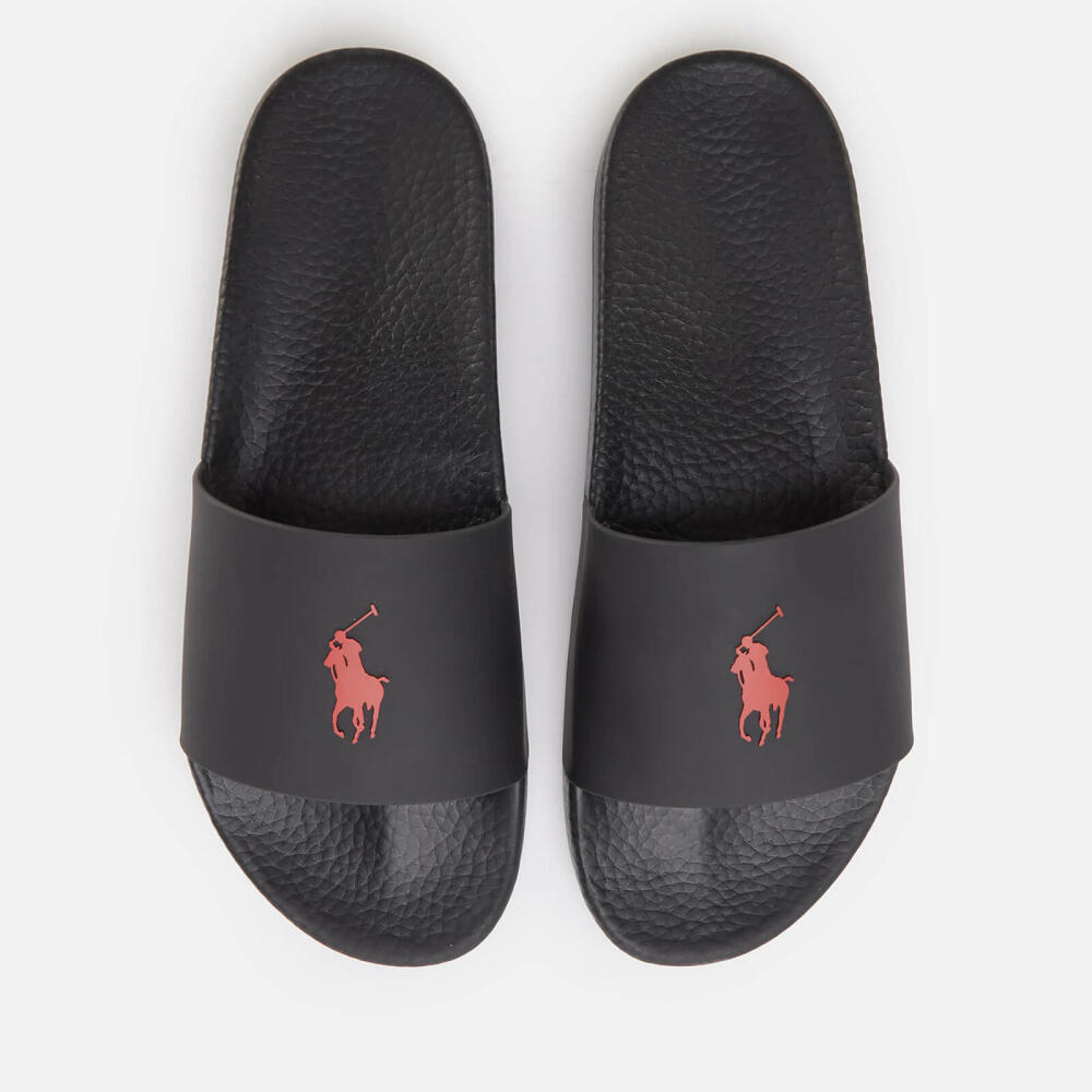 Polo Ralph Lauren Men's Pp Slide Sandals - Black/Red PP Cover