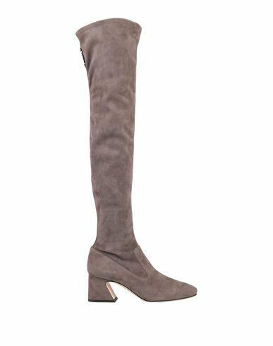 Alberta Ferretti Woman Boot Dove grey Soft Leather Cover