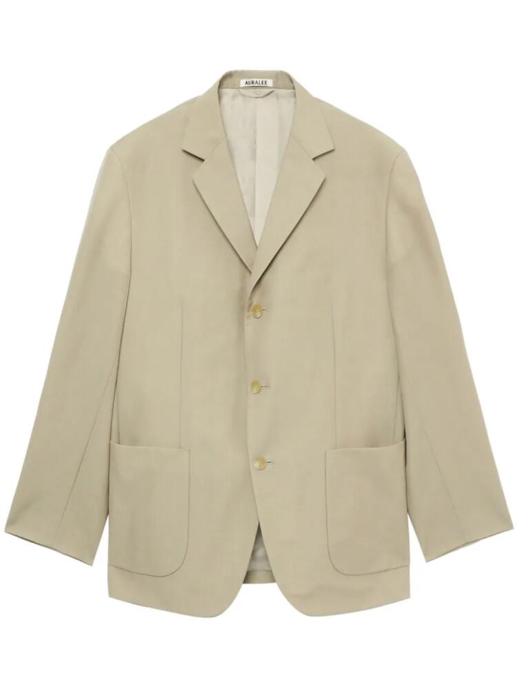 Auralee wool-blend blazer - Neutrals Cover