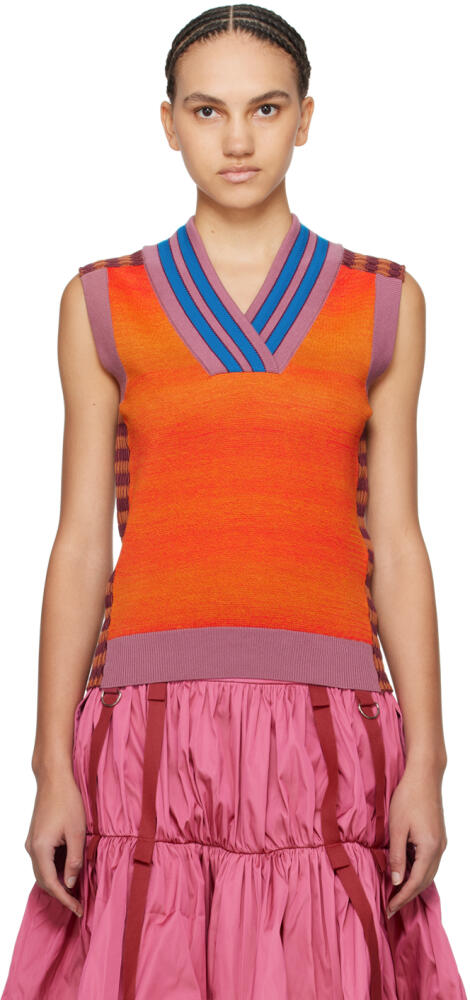 Paula Canovas Del Vas Orange Hot Vest Cover