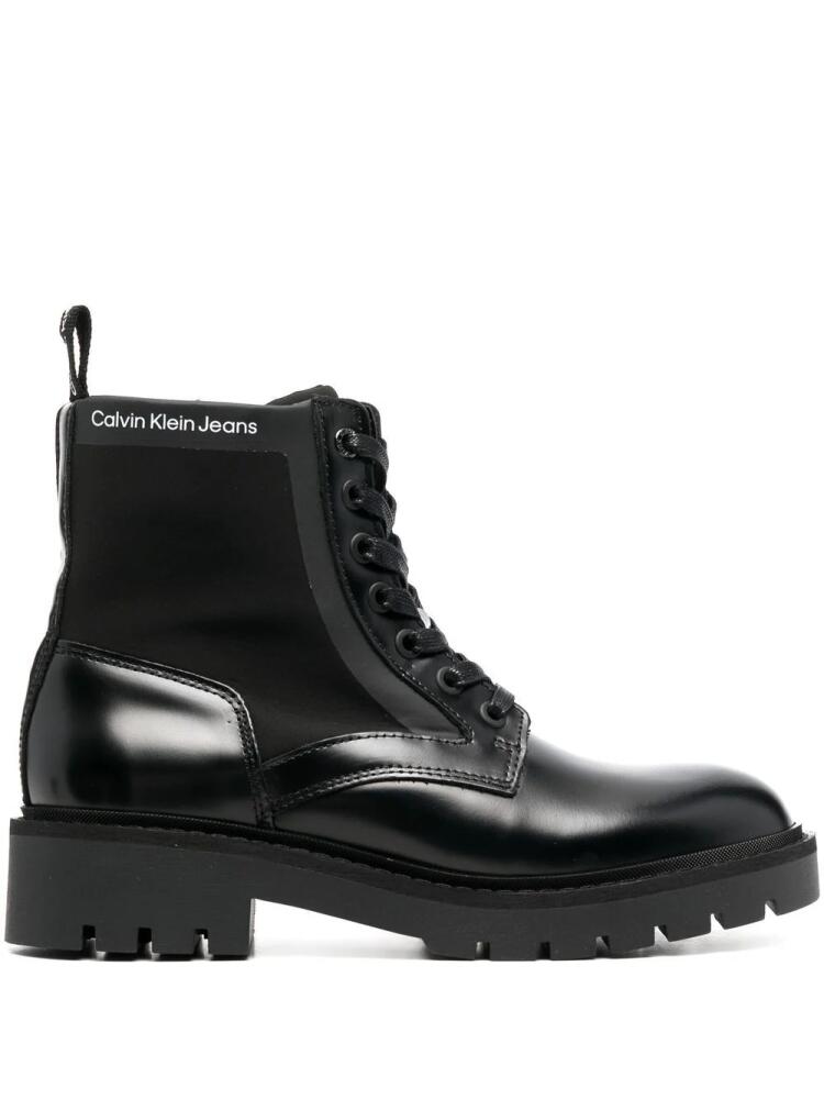 Calvin Klein military ankle boots - Black Cover