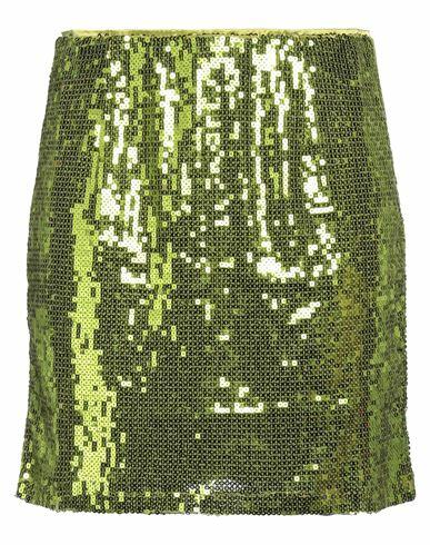 Gestuz Woman Mini skirt Acid green Polyester Cover