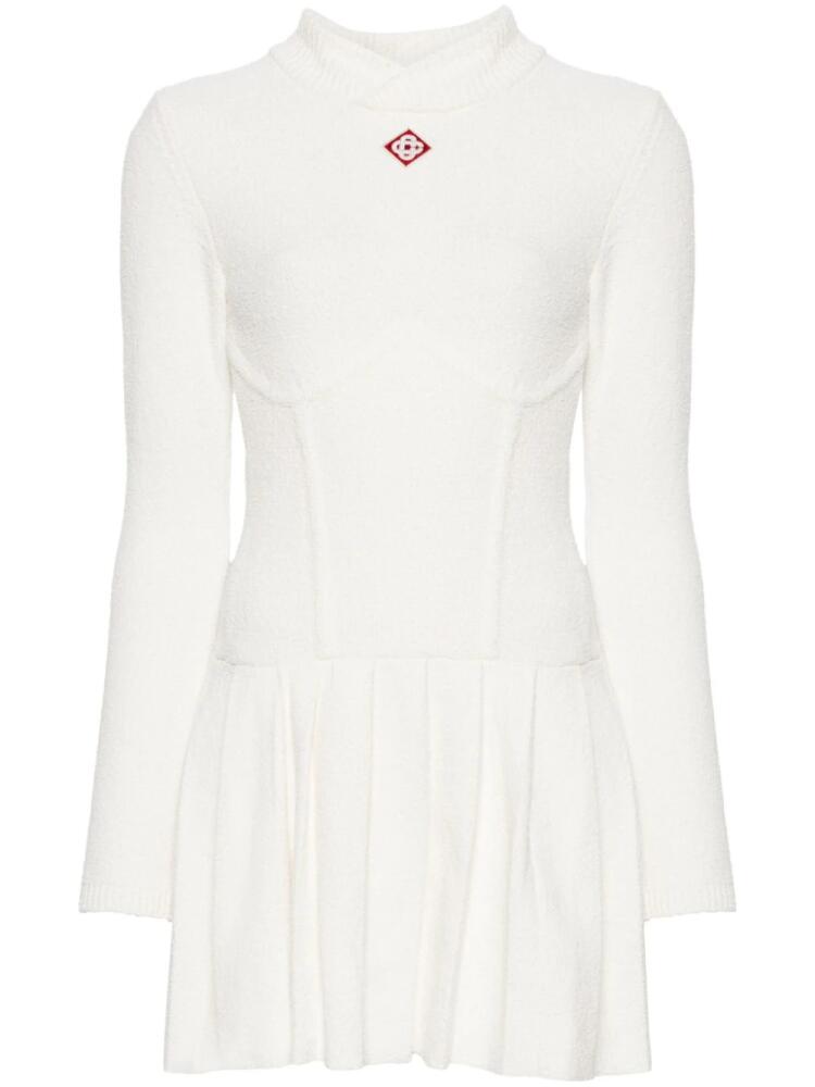 Casablanca Ténnis mini dress - White Cover