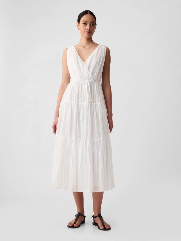 Gap Pleated Tiered Maxi Dress Cover