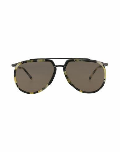 Brioni Aviator-frame Acetate Sunglasses Man Sunglasses Brown Acetate Cover