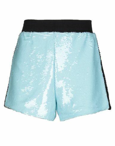 Chiara Ferragni Woman Shorts & Bermuda Shorts Sky blue Polyester, Polyethylene Cover