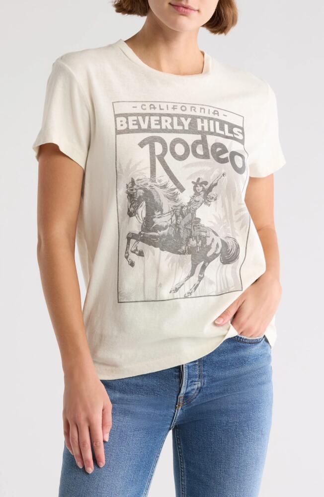 Re/Done Rodeo Drive Cotton Graphic T-Shirt in Vintage White Cover