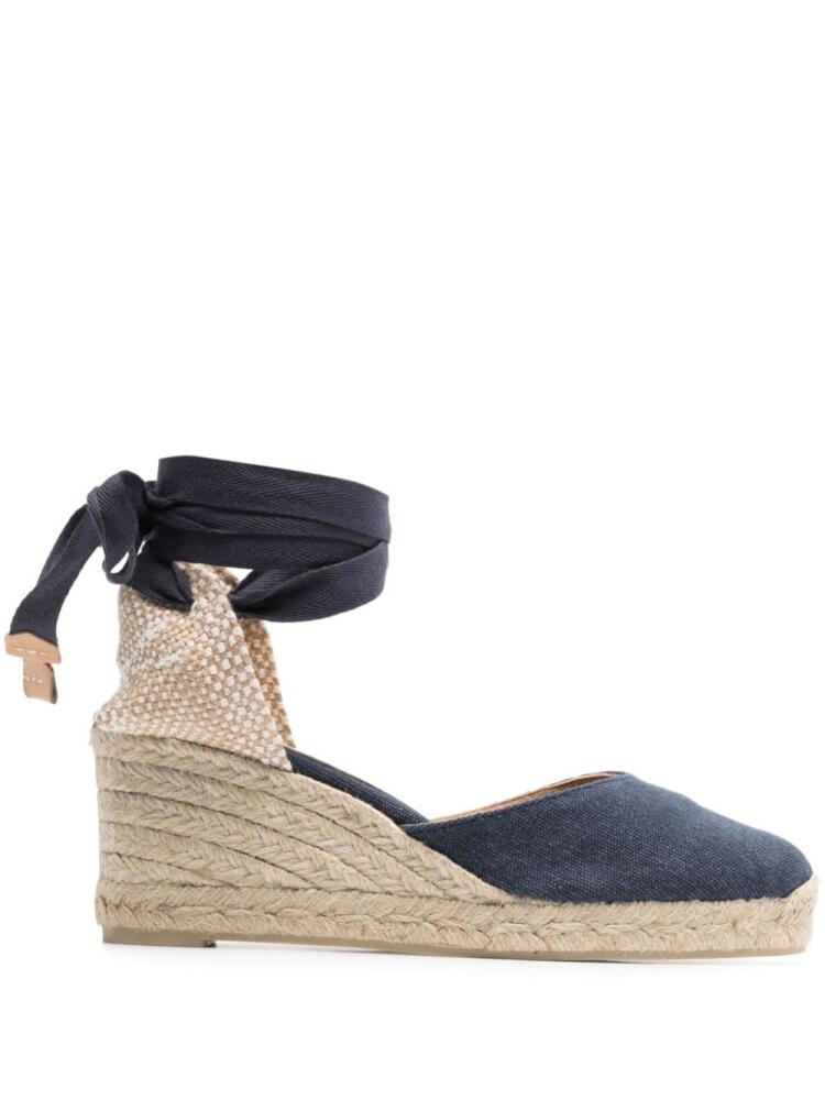 Castañer Carina 70mm wedge espadrilles - Blue Cover