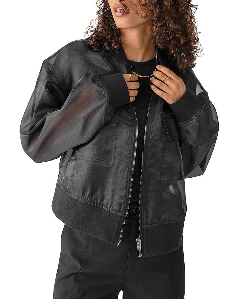 Sanctuary Skyline Organza Bomber Jacket Cover