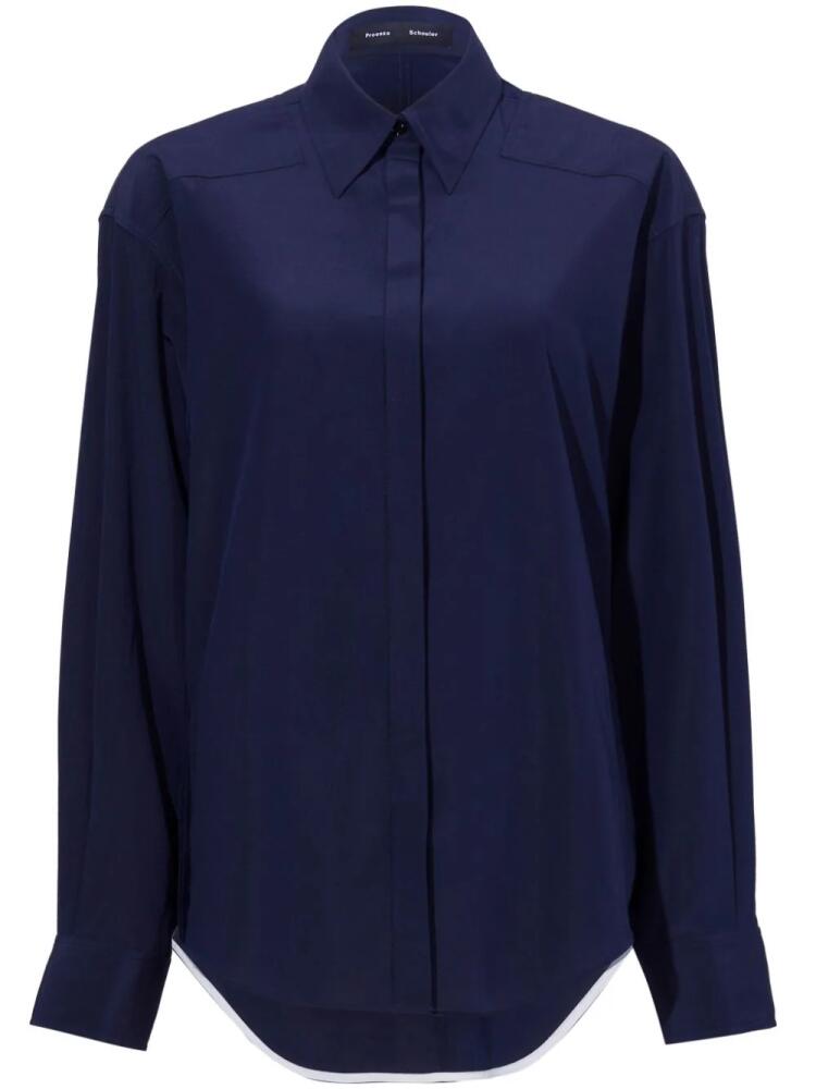 Proenza Schouler Demi shirt - Blue Cover