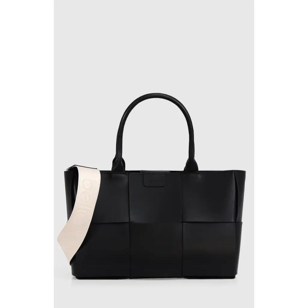 Belle & Bloom Long Way Home Woven Tote in Black Cover