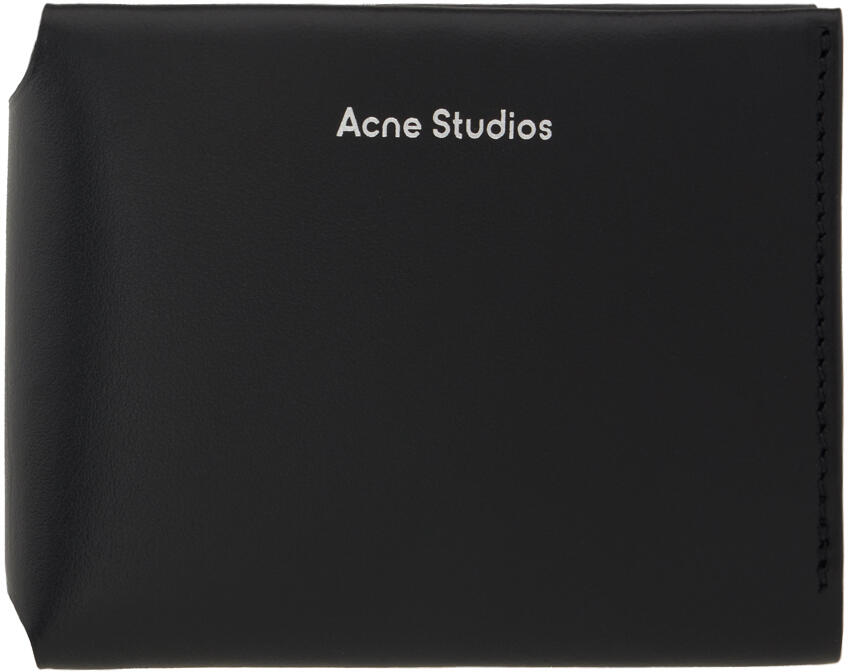 Acne Studios Black Folded Wallet Cover