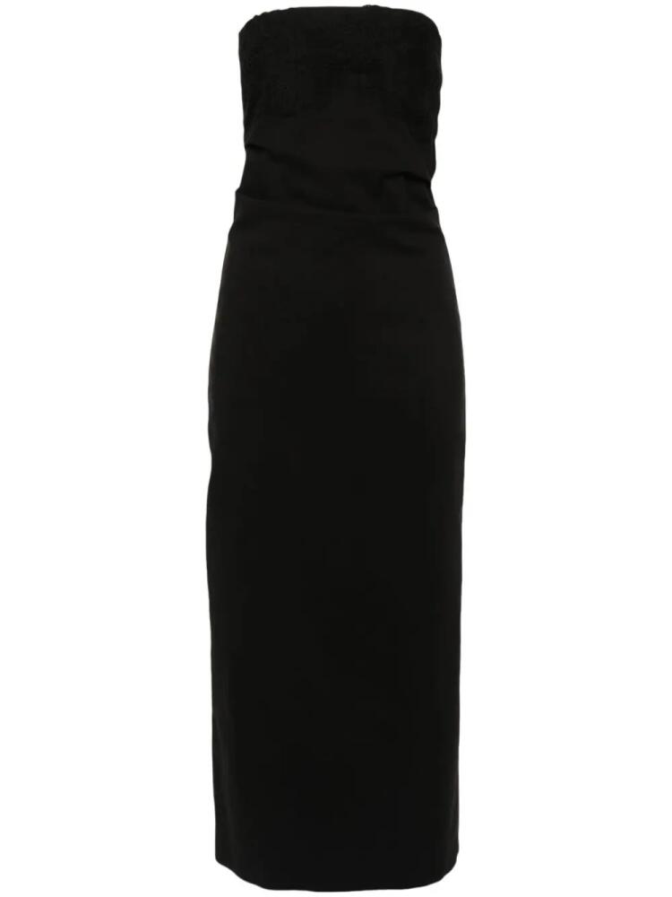 ERMANNO FIRENZE strapless midi dress - Black Cover