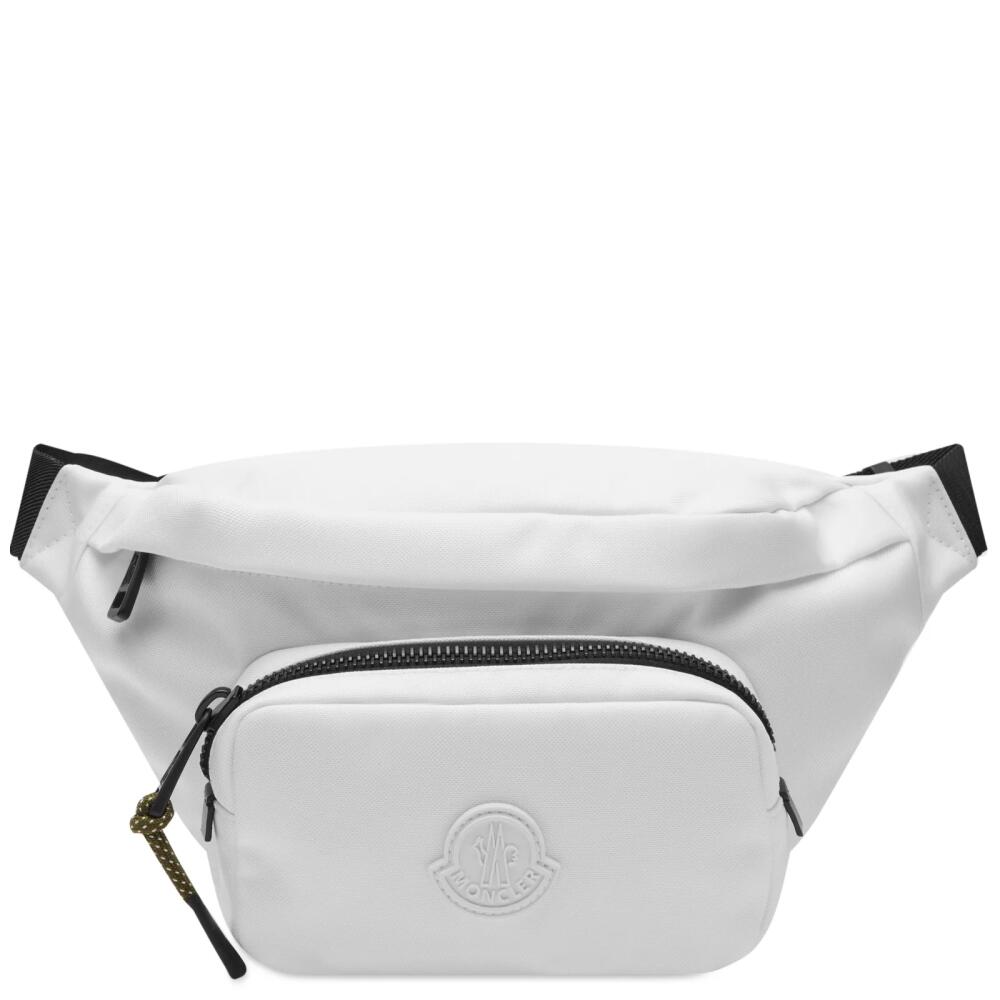 Moncler Men's Durance Belt Bag in Off White Cover