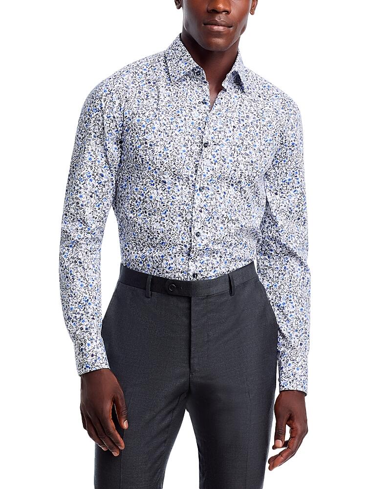 Boss Slim Fit Printed Dress Shirt Cover