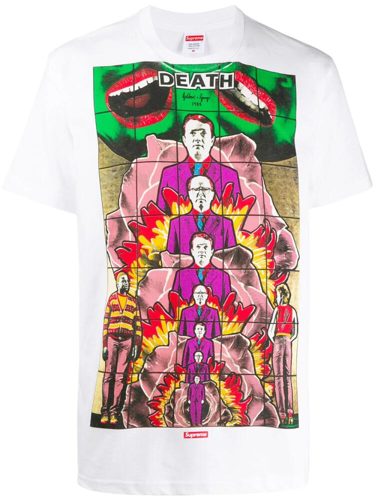 Supreme x Gilbert And George Death T-shirt - White Cover