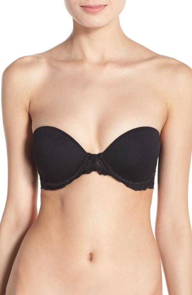 Natori Feathers Underwire Plunge Strapless Bra in Black Cover