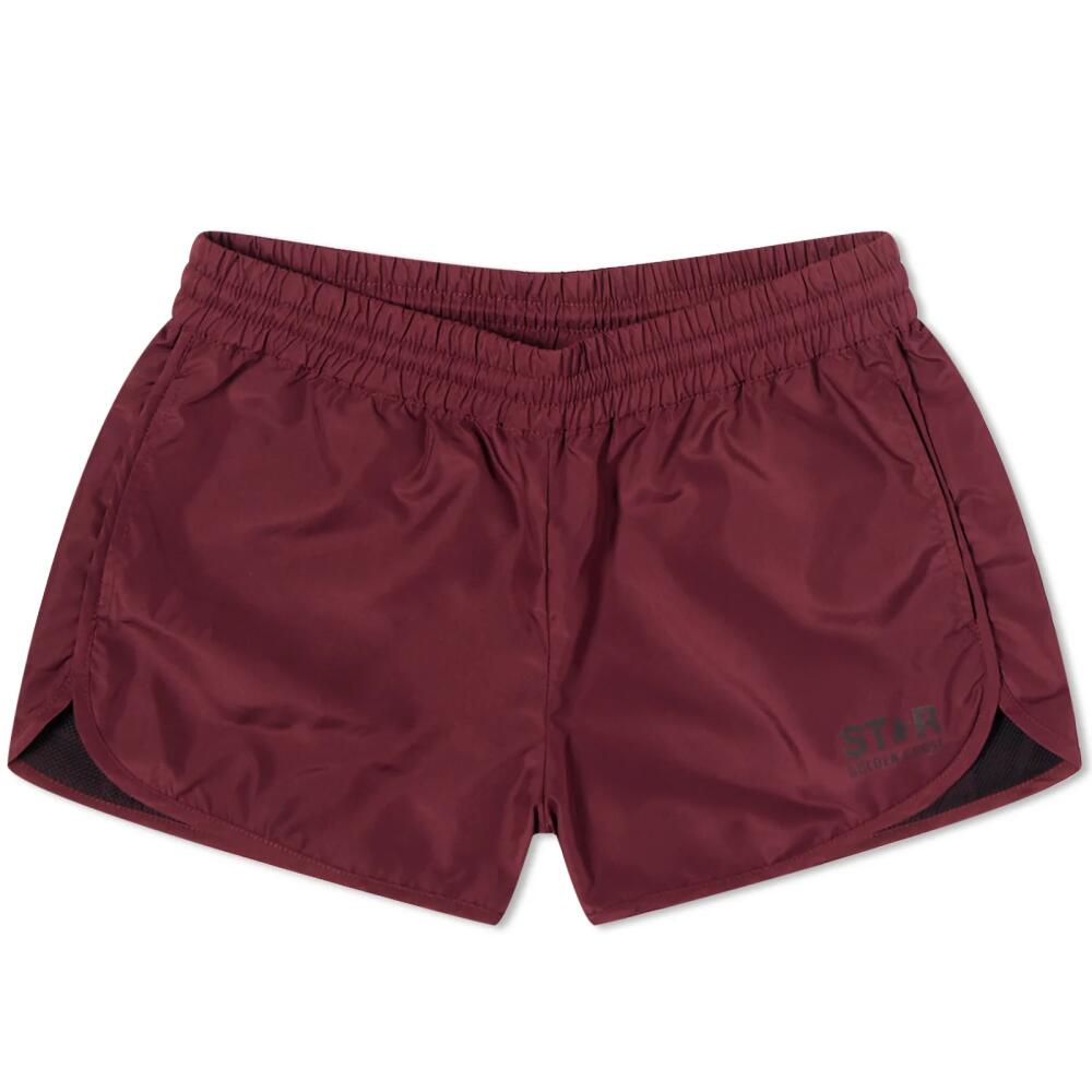 Golden Goose Women's Star Diana Shorts in Windsor Wine Cover