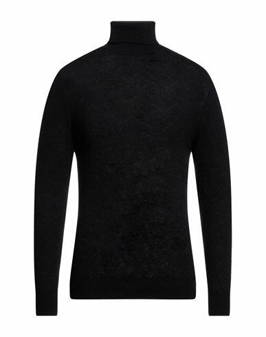 Havana & Co. Man Turtleneck Midnight blue Acrylic, Mohair wool, Wool, Elastane Cover