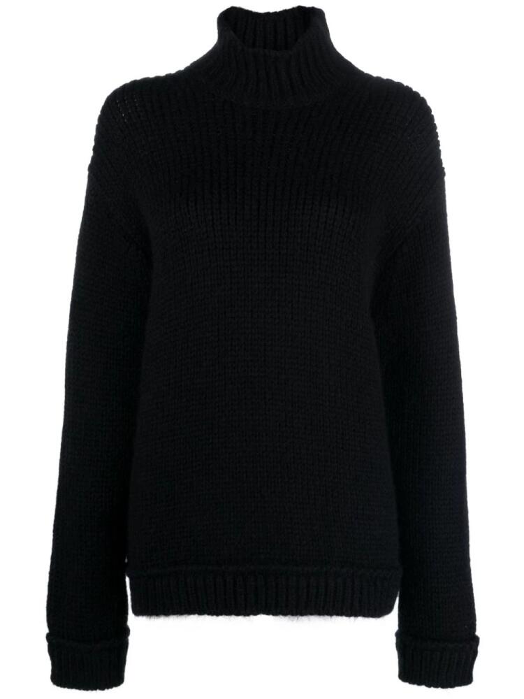 TOM FORD roll-neck knitted sweater - Black Cover