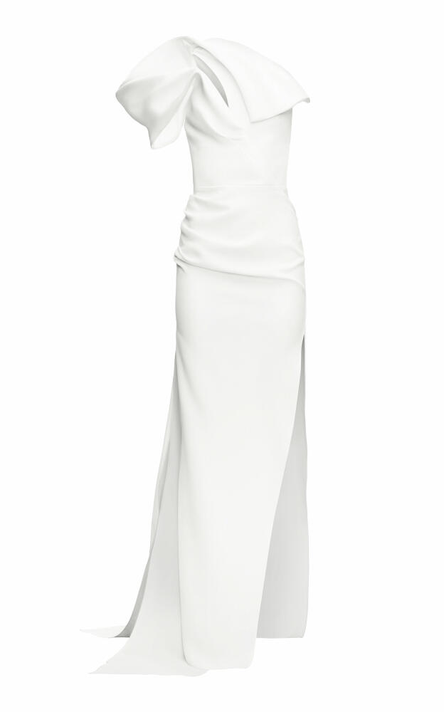 Maticevski - Narcisse Asymmetric Gown - White Cover