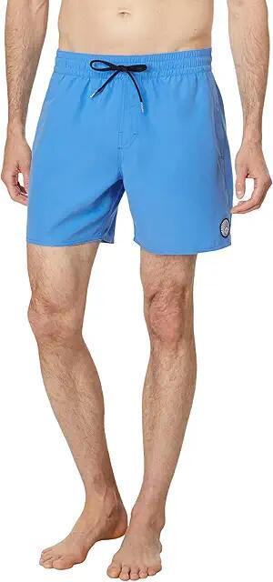 Volcom Lido Solid Trunk 16 (Blue Bird) Men's Swimwear Sets Cover