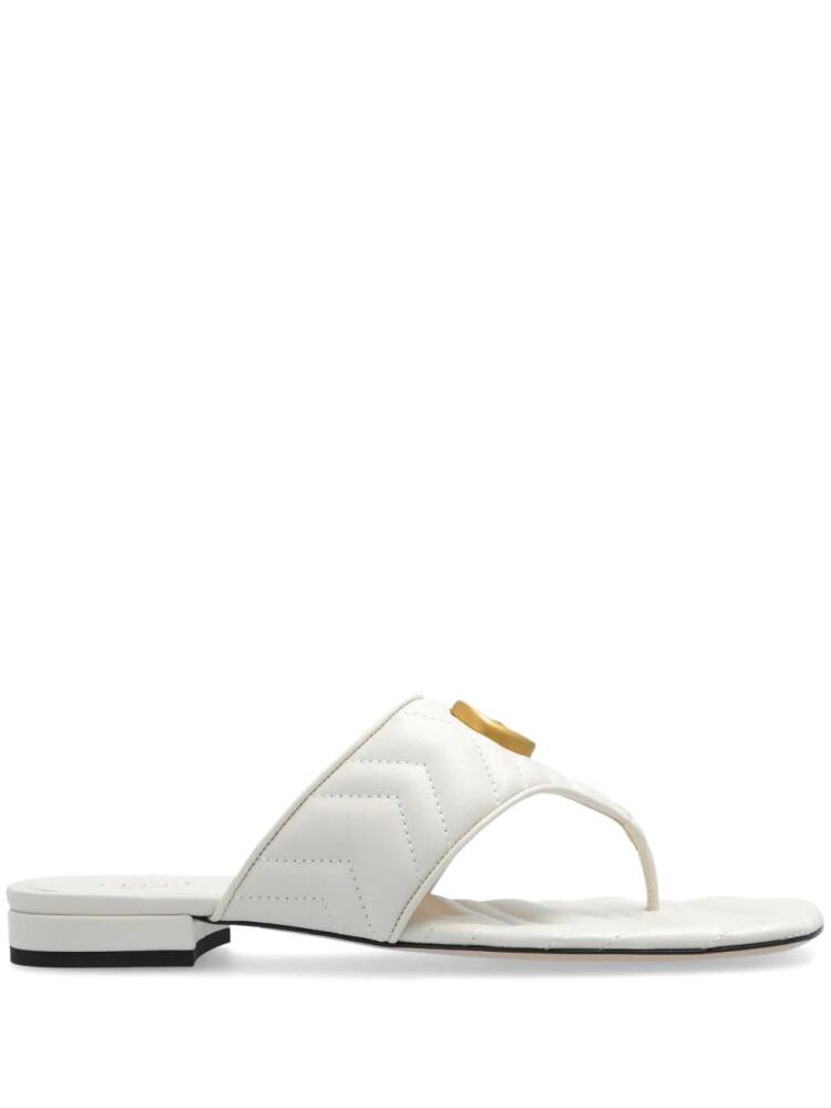 Gucci Double G sandals - White Cover