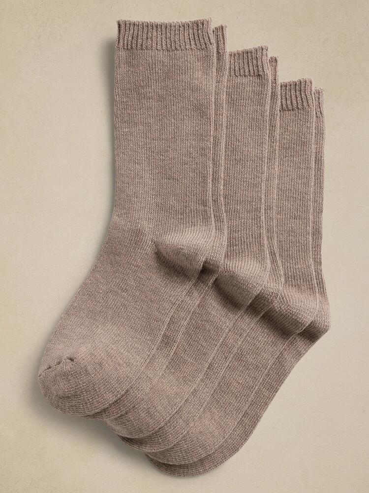 Banana Republic Cozy Sock with a Touch of Cashmere 3-Pack Cover