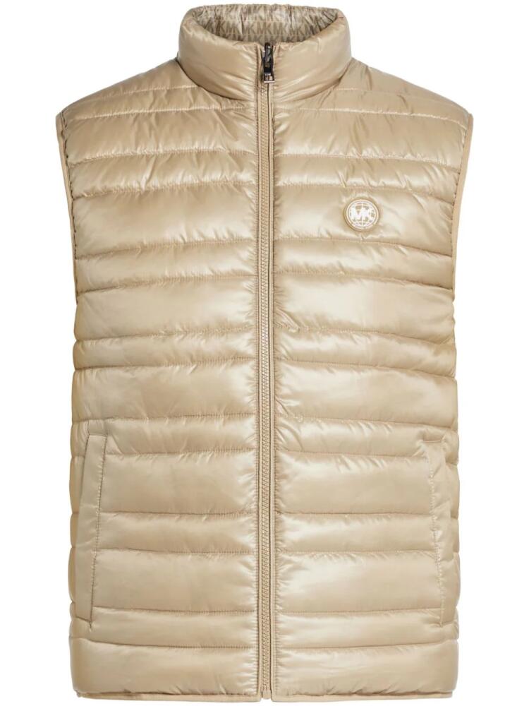 Michael Kors reversible padded gilet - Neutrals Cover