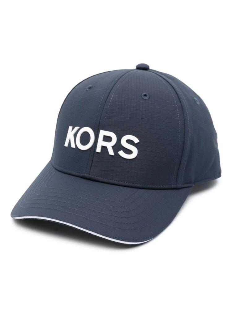 Michael Kors logo-appliqué ripstop hat - Blue Cover