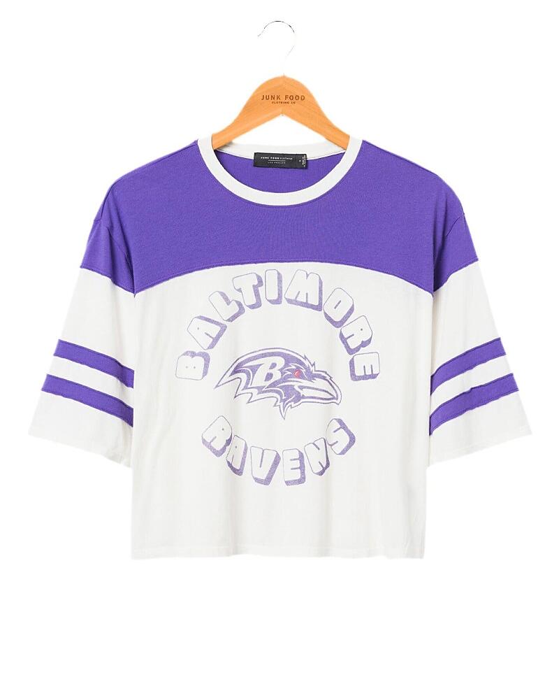 Junk Food Clothing Women's Ravens Hail Mary Tee Cover