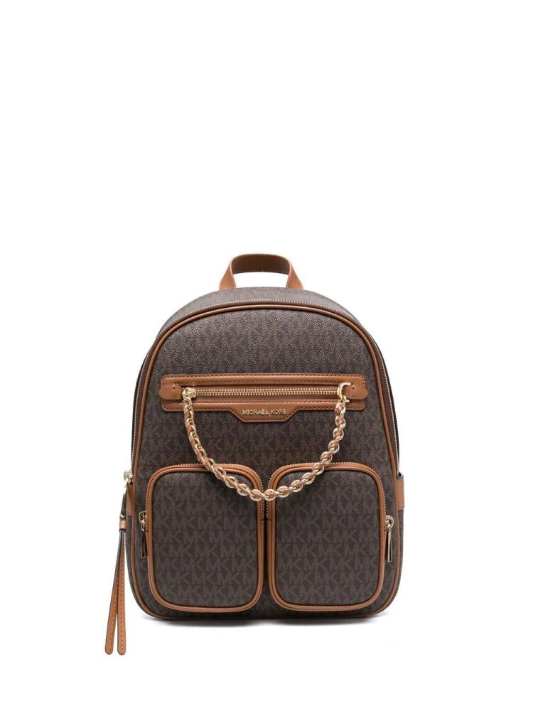 Michael Michael Kors MD monogram-print backpack - Brown Cover