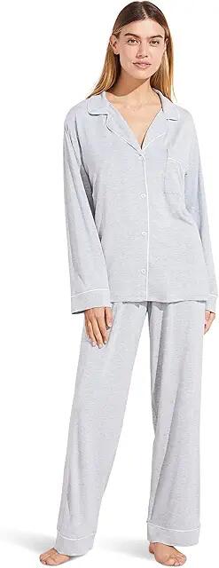 Eberjey Gisele - Pj Set (Heather Grey/Sorbet Pink) Women's Pajama Sets Cover