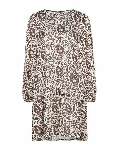 Bellwood Woman Mini dress Dark brown Polyester Cover