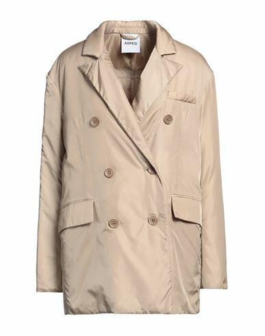 Aspesi Woman Overcoat & Trench Coat Beige Polyamide Cover