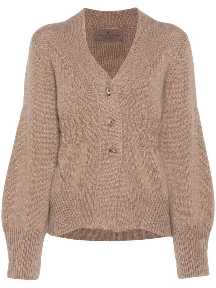 Ermanno Scervino cashmere cardigan - Brown Cover