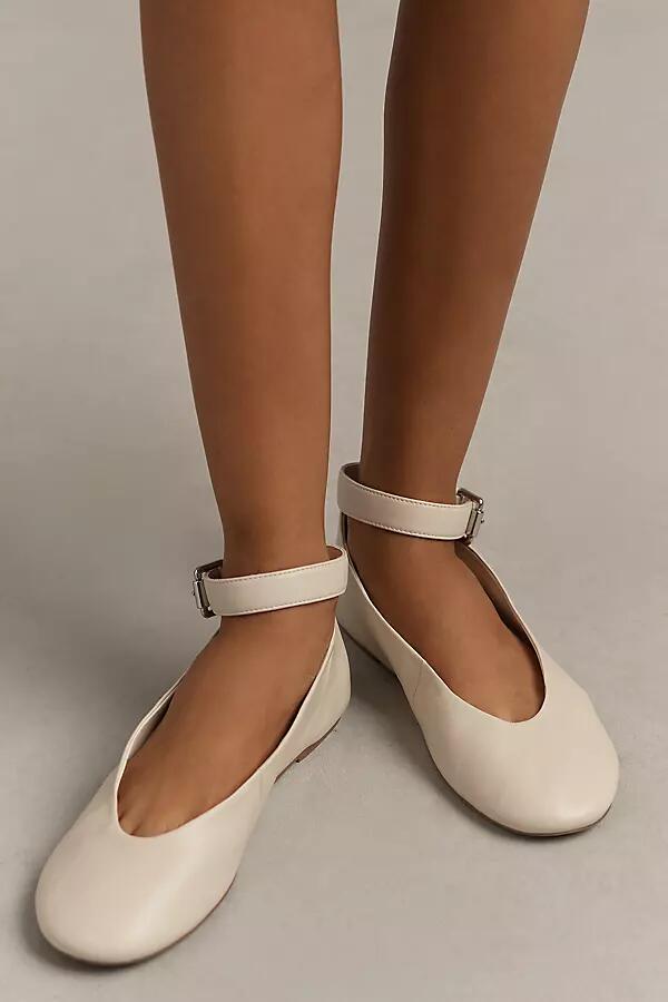 By Anthropologie Ankle-Strap Flats Cover