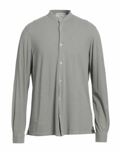 Filippo De Laurentiis Man Shirt Dove grey Cotton Cover