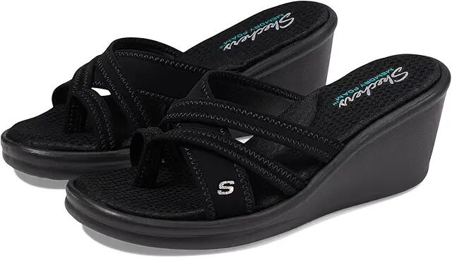 SKECHERS Rumblers Young At Heart (Black) Women's Sandals Cover