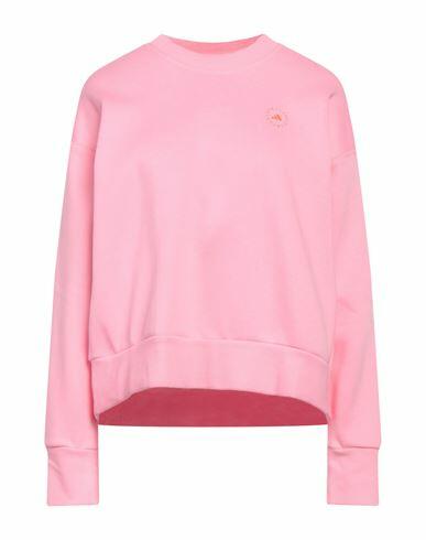 Adidas By Stella Mccartney Woman Sweatshirt Pink Organic cotton, Recycled polyester, Elastane Cover