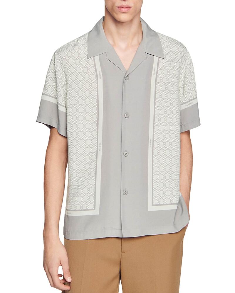 Sandro Fence Short Sleeve Shirt Cover