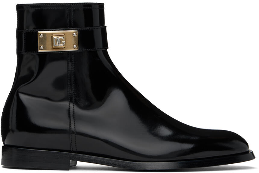 Dolce&Gabbana Black Giotto Boots Cover