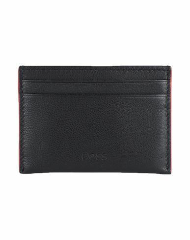 Boss Man Document holder Black Goat skin Cover