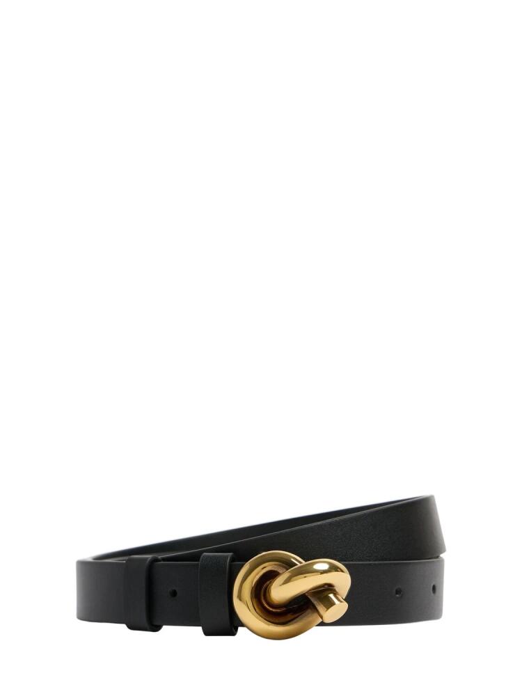 BOTTEGA VENETA 20mm Knot Leather Belt Cover