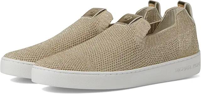 MICHAEL Michael Kors Juno Knit Slip-On (Pale Gold) Women's Shoes Cover