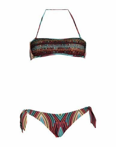 Miss Bikini Luxe Woman Bikini Red Polyamide, Elastic fibres Cover