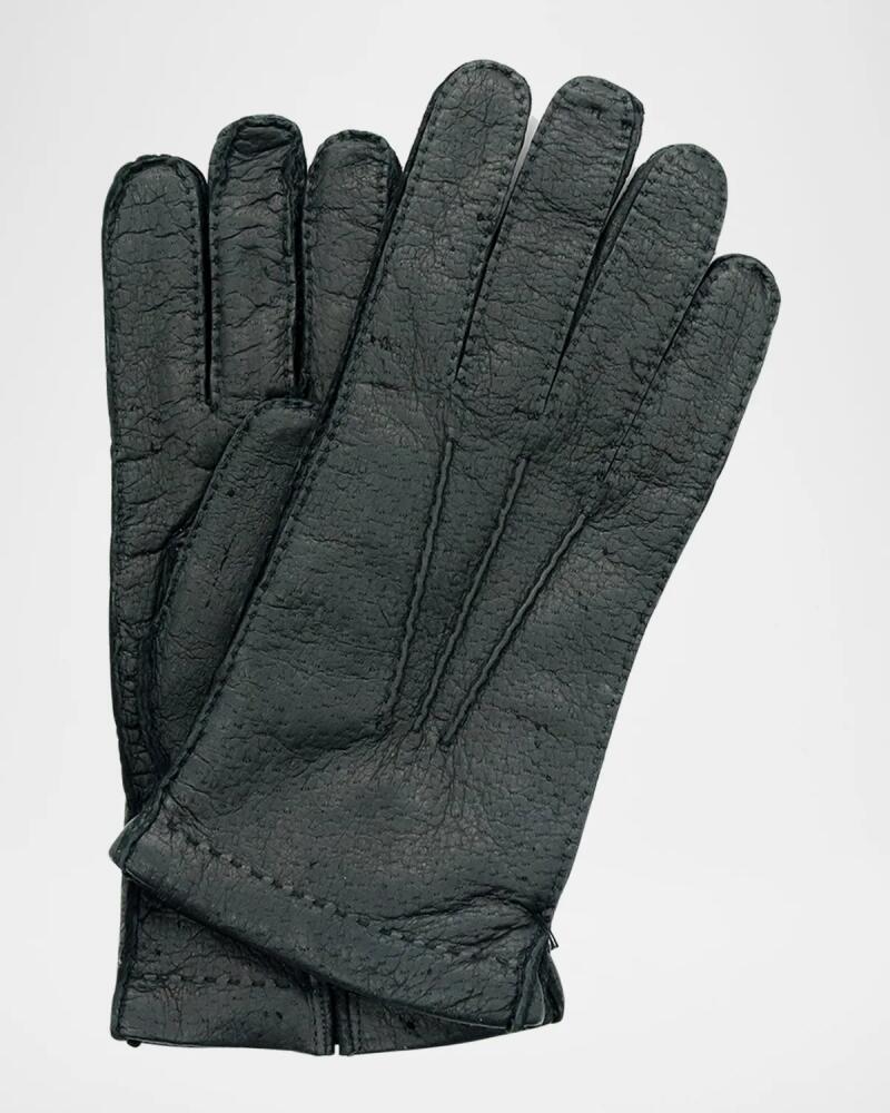 Portolano Men's Peccary Leather Gloves Cover