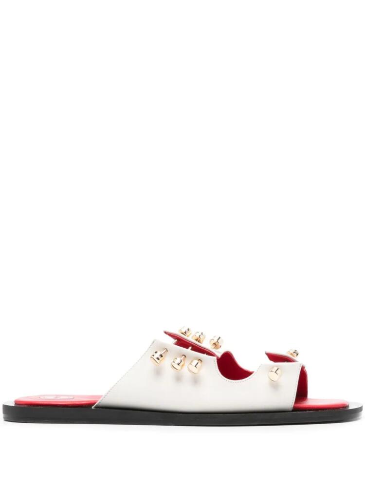 HARDOT Move On leather sandals - White Cover