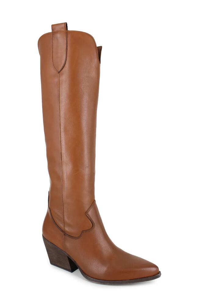 ZIGI Valezka Knee High Boot in Tan Leather Cover